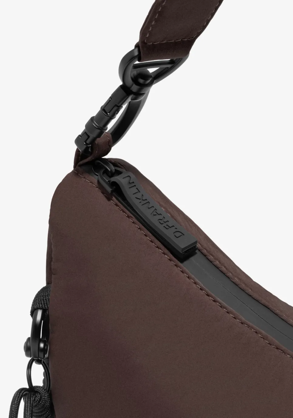 D.Franklin Round Nylon Crossbody Bag Brown|Damen Taschen
