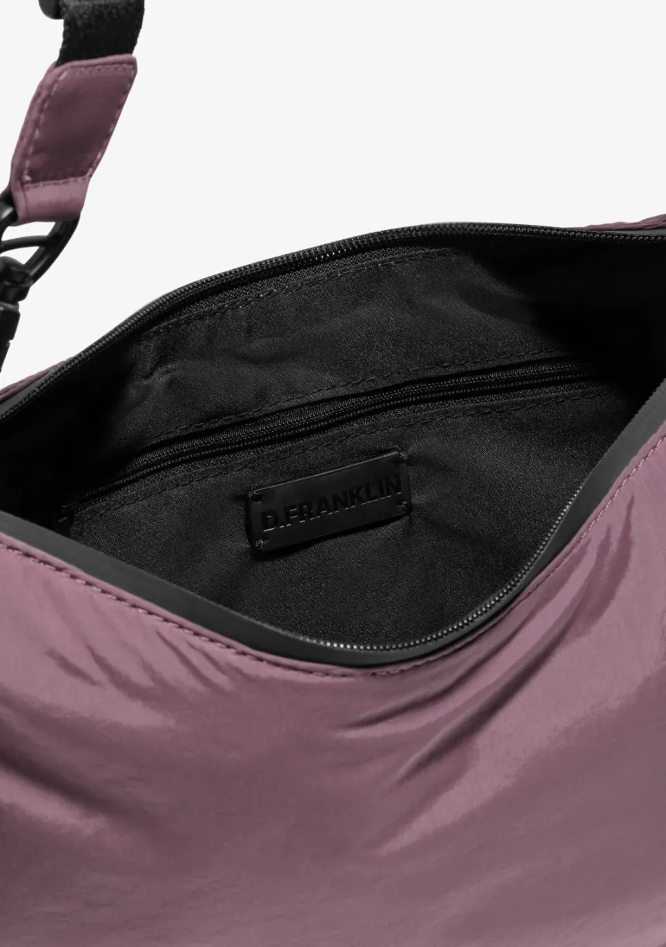 D.Franklin Round Nylon Crossbody Bag Pink + Custom Set Fuchsia|Damen Taschen