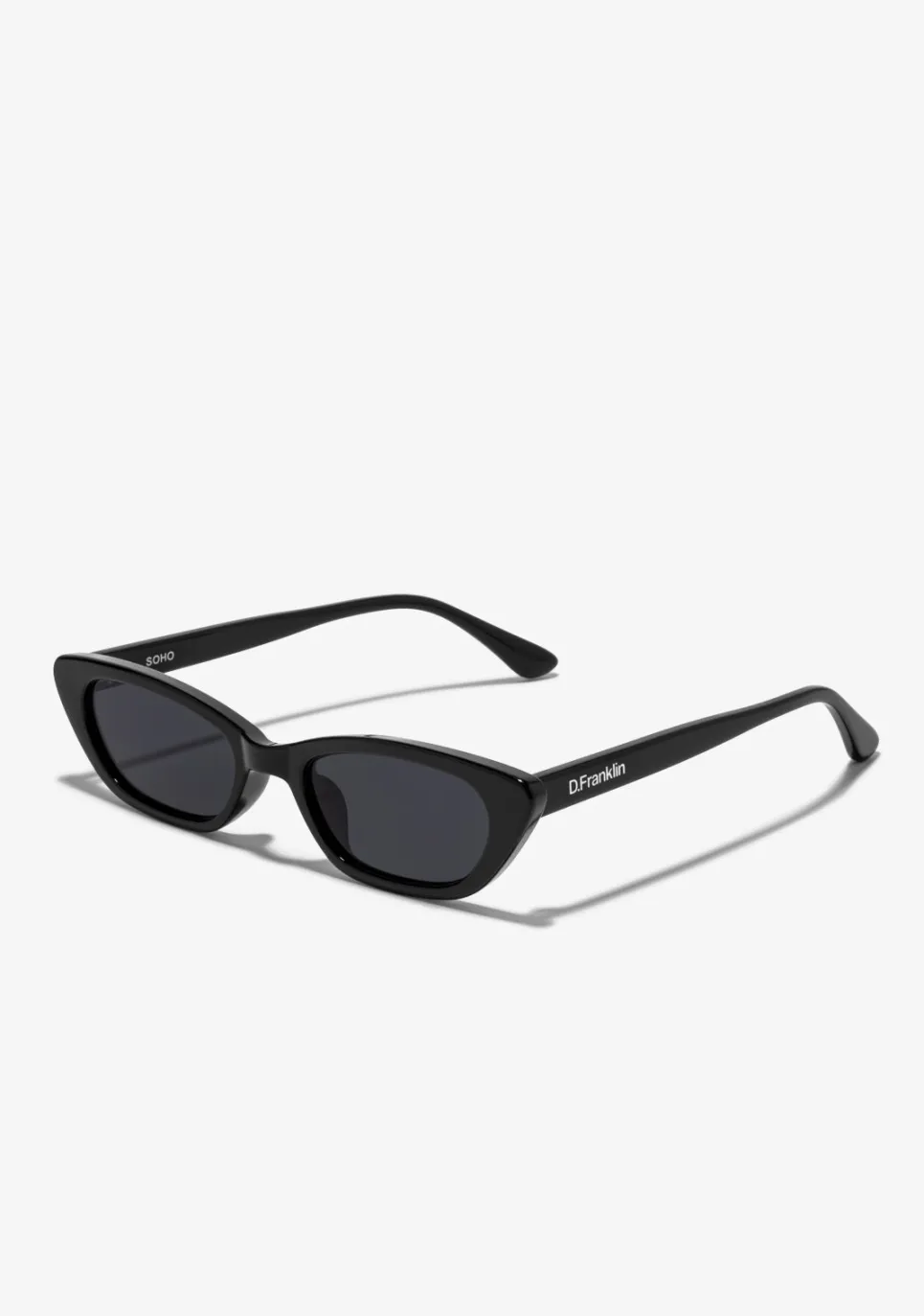 D.Franklin Soho Black / Black|Damen Cat Eye Sonnenbrillen