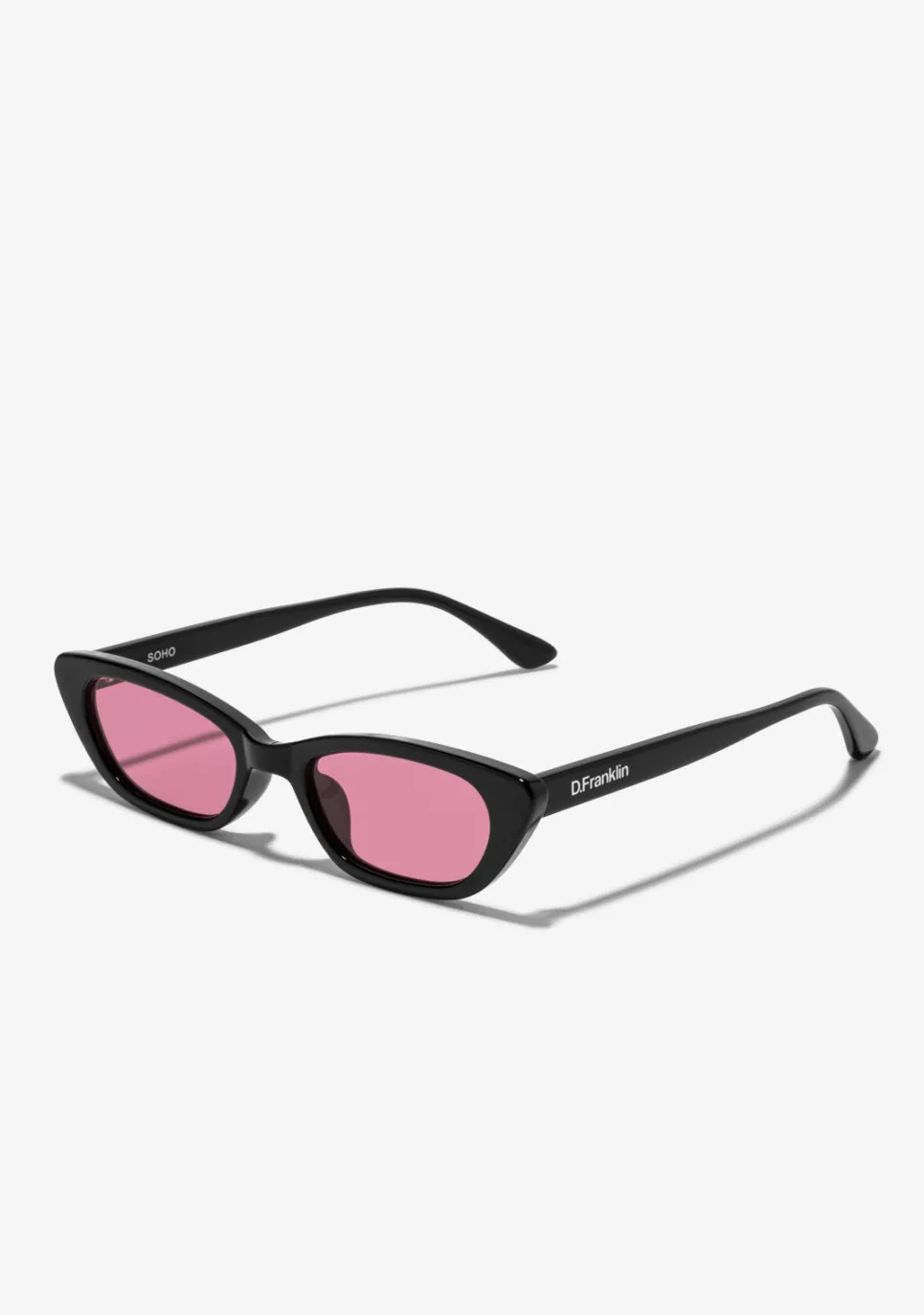 D.Franklin Soho Black / Pink|Damen Cat Eye Sonnenbrillen