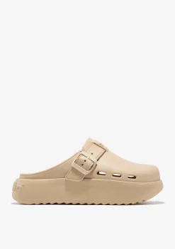 D.Franklin Sonax Clog Beige|Damen Sandalen
