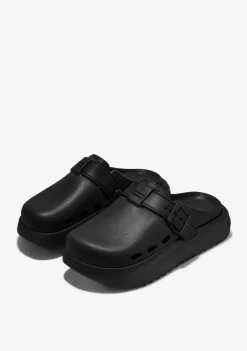 D.Franklin Sonax Clog Black|Damen Sandalen