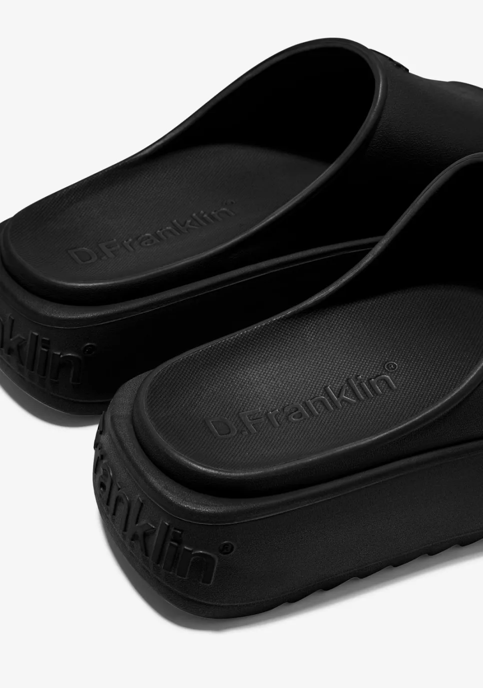 D.Franklin Sonax Slide Black|Damen Sandalen