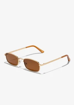 D.Franklin Square Legacy Gold / Amber|Damen Eckige Sonnenbrillen|Eckige Sonnenbrillen