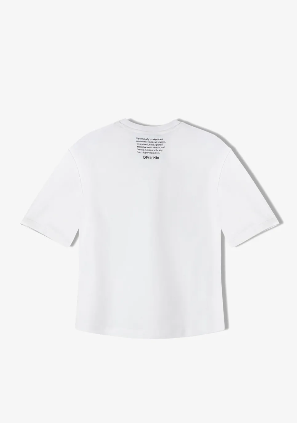 D.Franklin St. Denis Club T-Shirt White / Black|Damen T-Shirts
