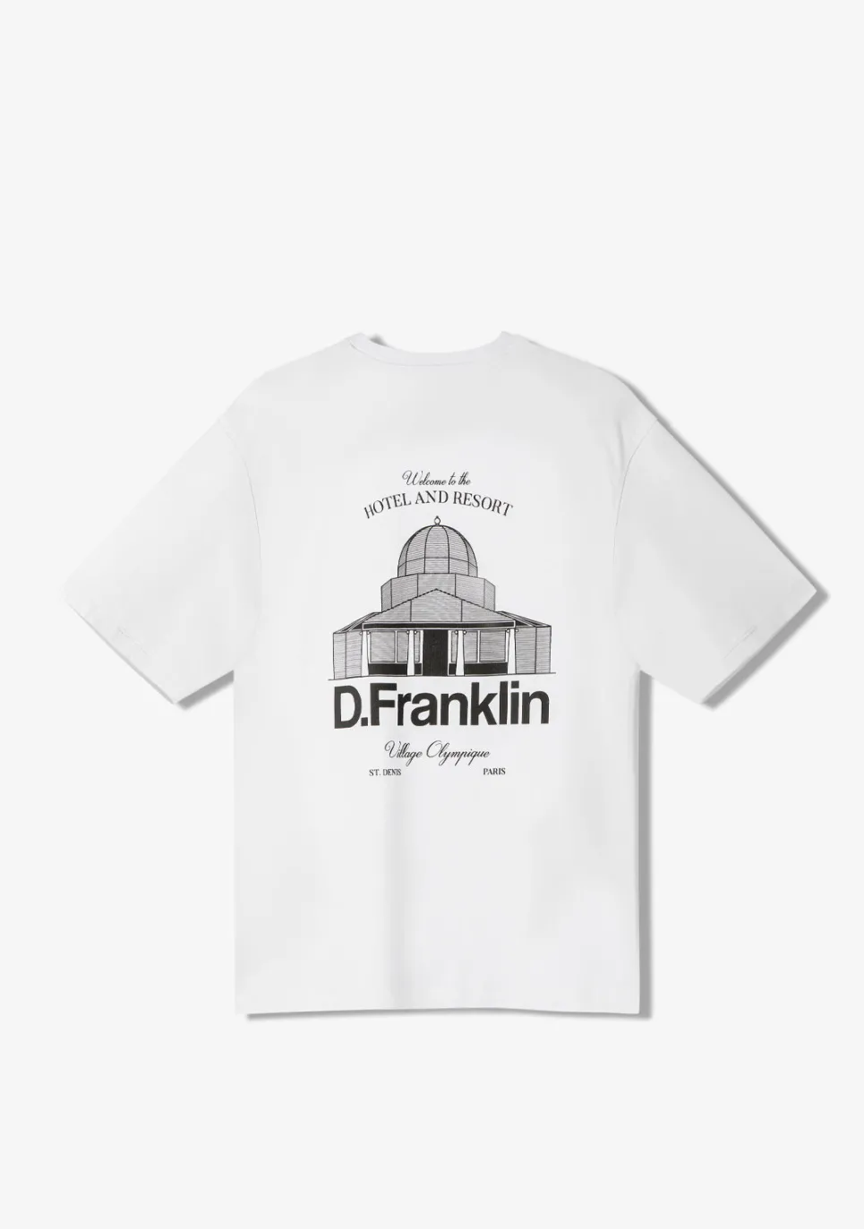 D.Franklin St. Denis T-Shirt White / Black|Herren T-Shirts