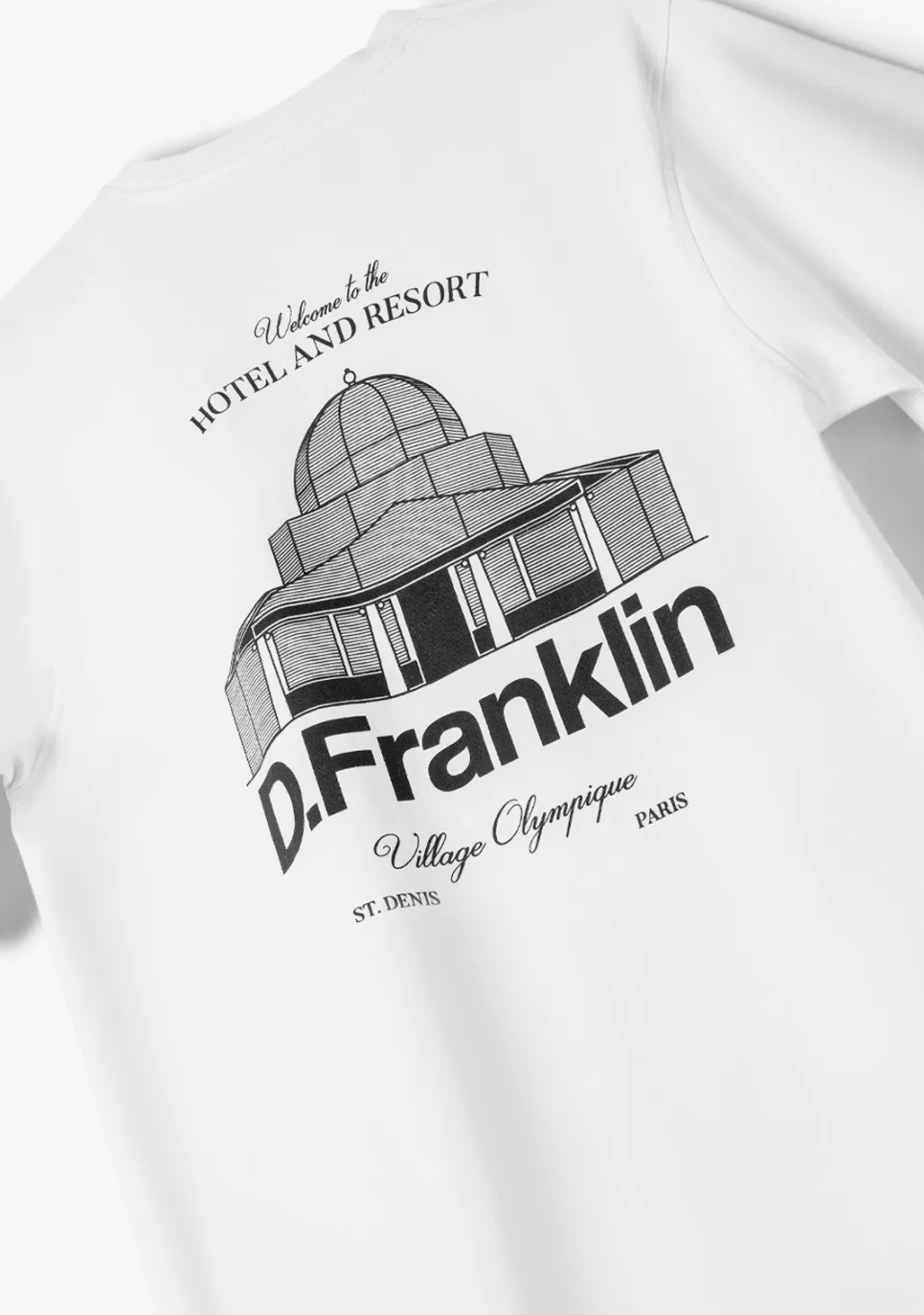 D.Franklin St. Denis T-Shirt White / Black|Herren T-Shirts
