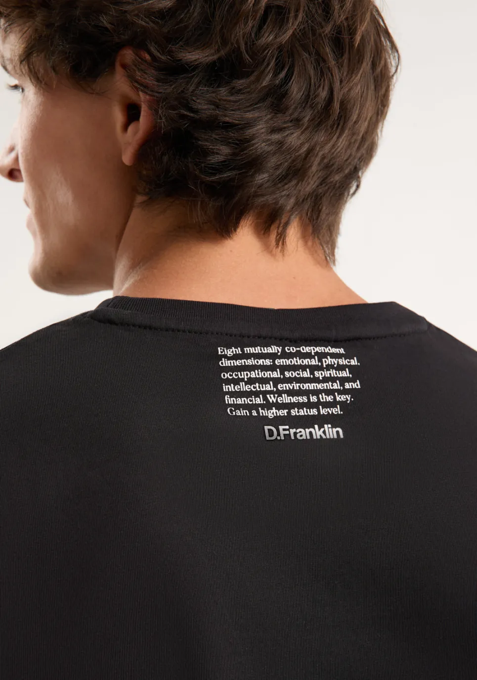 D.Franklin St. Denis Village T-Shirt Black / White|Herren T-Shirts