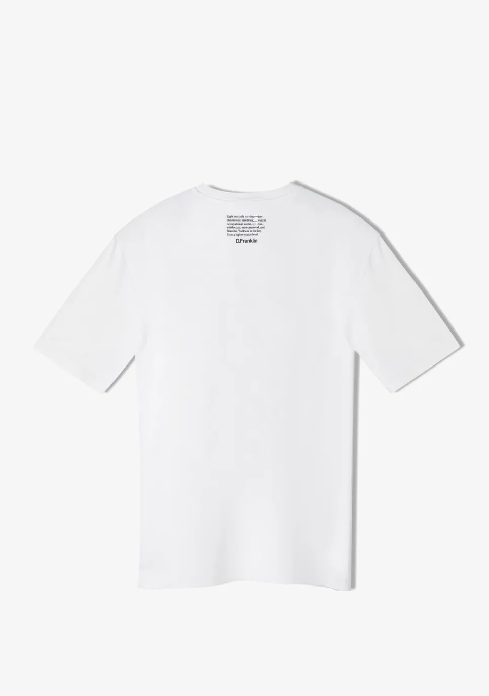 D.Franklin St. Denis Village T-Shirt White / Black|Herren T-Shirts