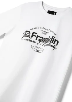 D.Franklin St. Denis Village T-Shirt White / Black|Herren T-Shirts