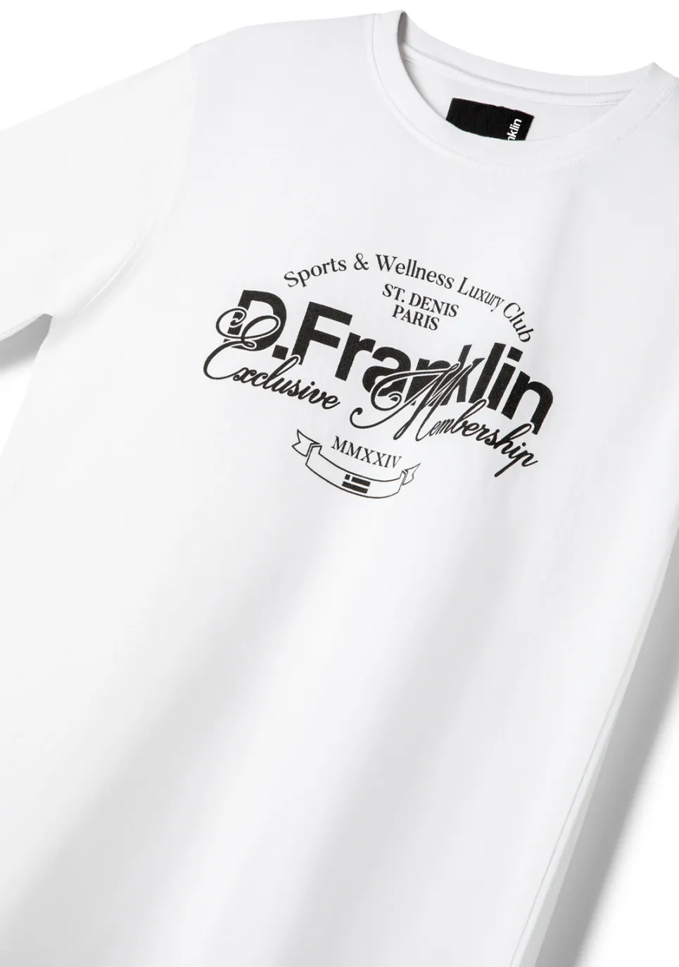 D.Franklin St. Denis Village T-Shirt White / Black|Herren T-Shirts