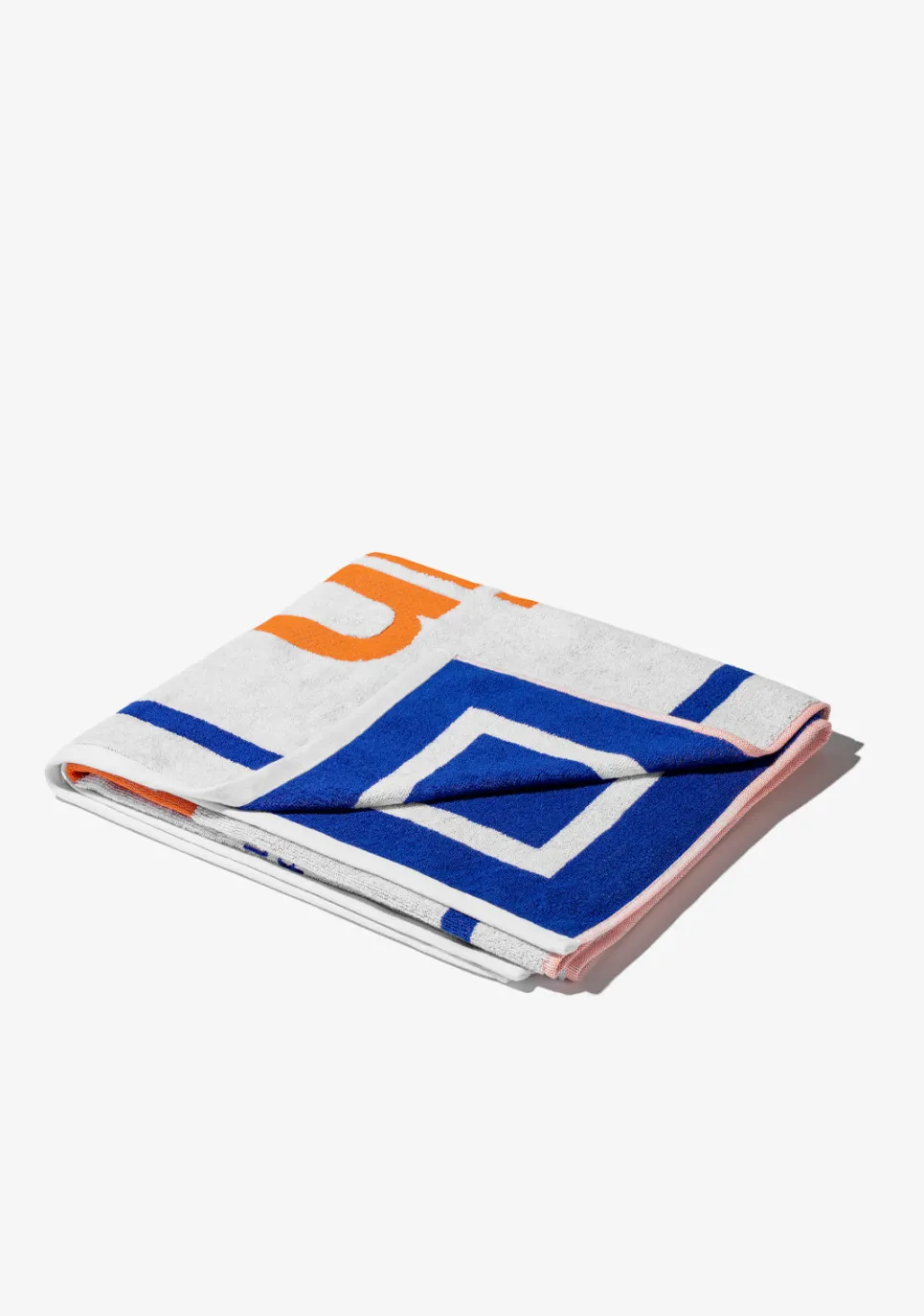 D.Franklin Summer Club Jacquard Beach Towel White|Damen Handtücher|Handtücher