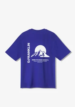 D.Franklin Sunsets T-Shirt Blue / White|Herren T-Shirts