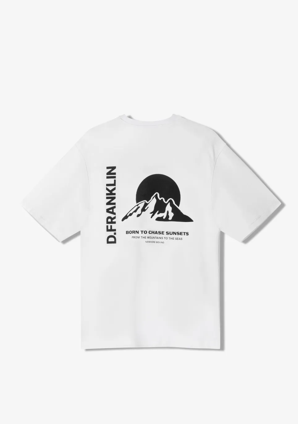 D.Franklin Sunsets T-Shirt White / Black|Herren T-Shirts
