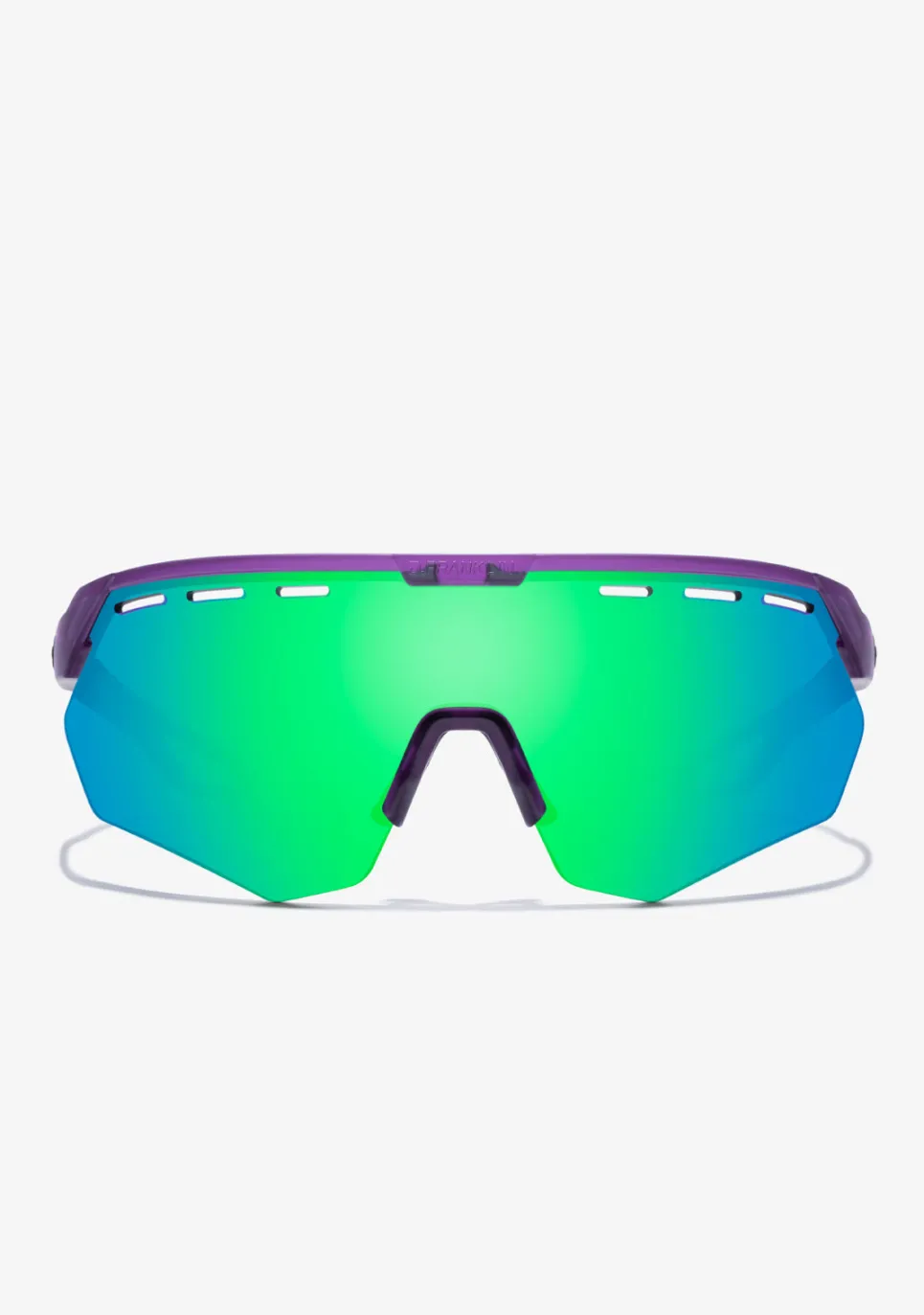 D.Franklin Thunder Fifty Matte Purple / Green Revo|Damen Sport-Sonnenbrillen|Sport-Sonnenbrillen