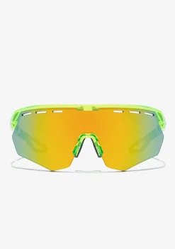 D.Franklin Thunder Fifty Neon Yellow / Gold Revo|Damen Sport-Sonnenbrillen|Sport-Sonnenbrillen