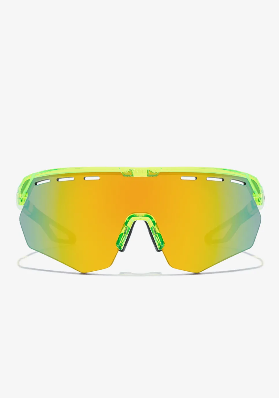 D.Franklin Thunder Fifty Neon Yellow / Gold Revo|Damen Sport-Sonnenbrillen|Sport-Sonnenbrillen