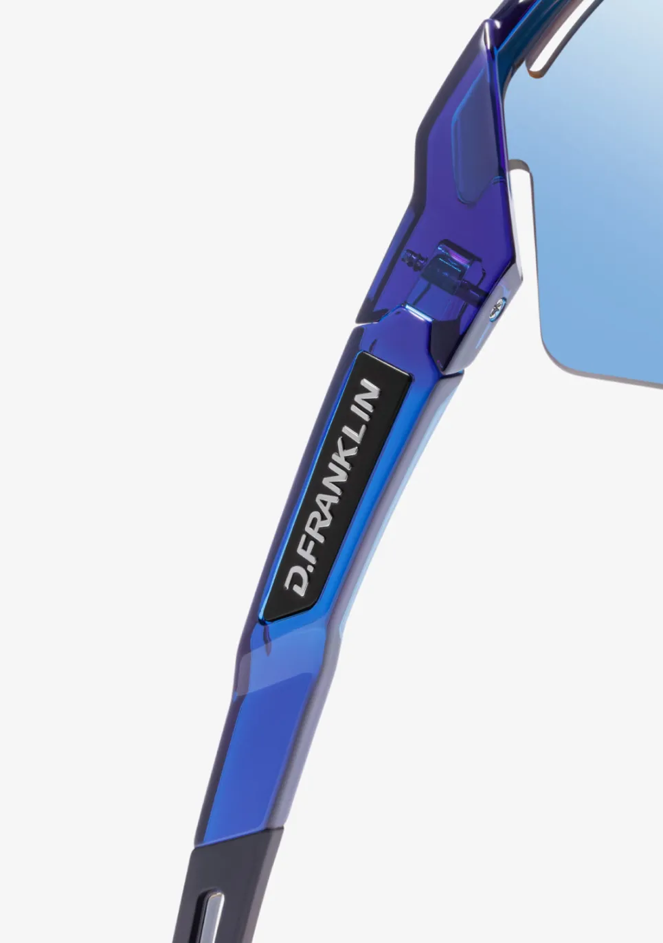 D.Franklin Thunder Fifty Trans Blue / Blue Revo|Damen Sport-Sonnenbrillen|Sport-Sonnenbrillen