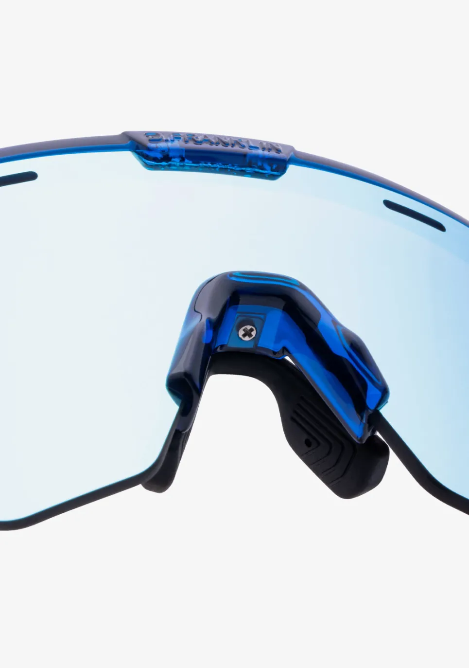 D.Franklin Thunder Fifty Trans Blue / Blue Revo|Damen Sport-Sonnenbrillen|Sport-Sonnenbrillen
