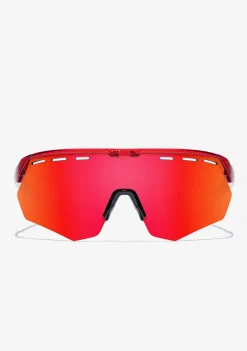 D.Franklin Thunder Fifty Trans Red / Red Revo|Damen Sport-Sonnenbrillen|Sport-Sonnenbrillen