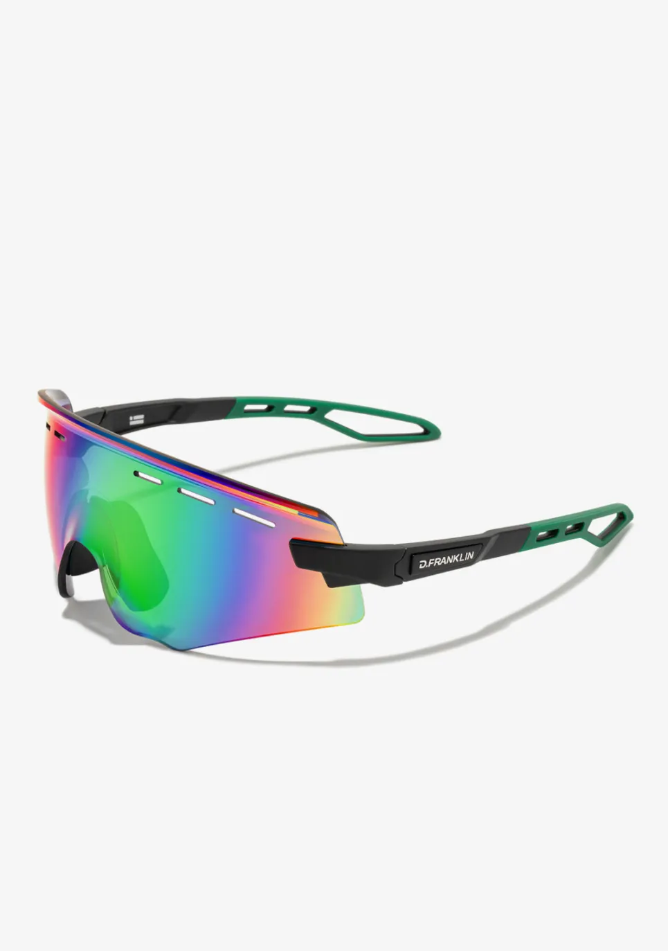 D.Franklin Thunder Rimless Green / Green Revo|Damen Sport-Sonnenbrillen|Sport-Sonnenbrillen