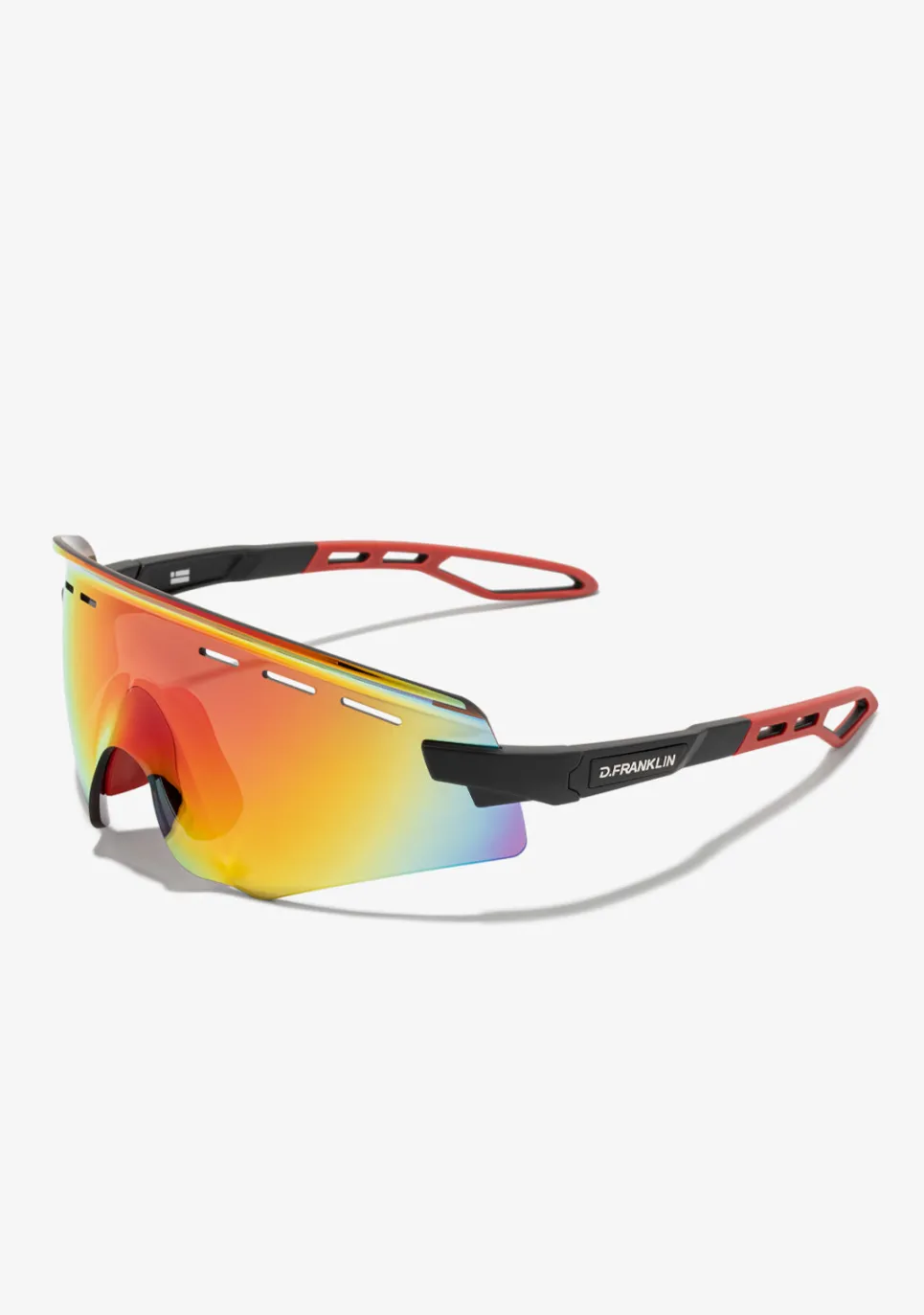 D.Franklin Thunder Rimless Red / Red Revo|Damen Sport-Sonnenbrillen|Sport-Sonnenbrillen