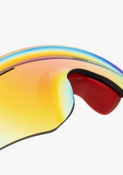 D.Franklin Thunder Rimless Red / Red Revo|Damen Sport-Sonnenbrillen|Sport-Sonnenbrillen