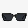 D.Franklin Tokyo Black / Black|Damen Eckige Sonnenbrillen|Eckige Sonnenbrillen