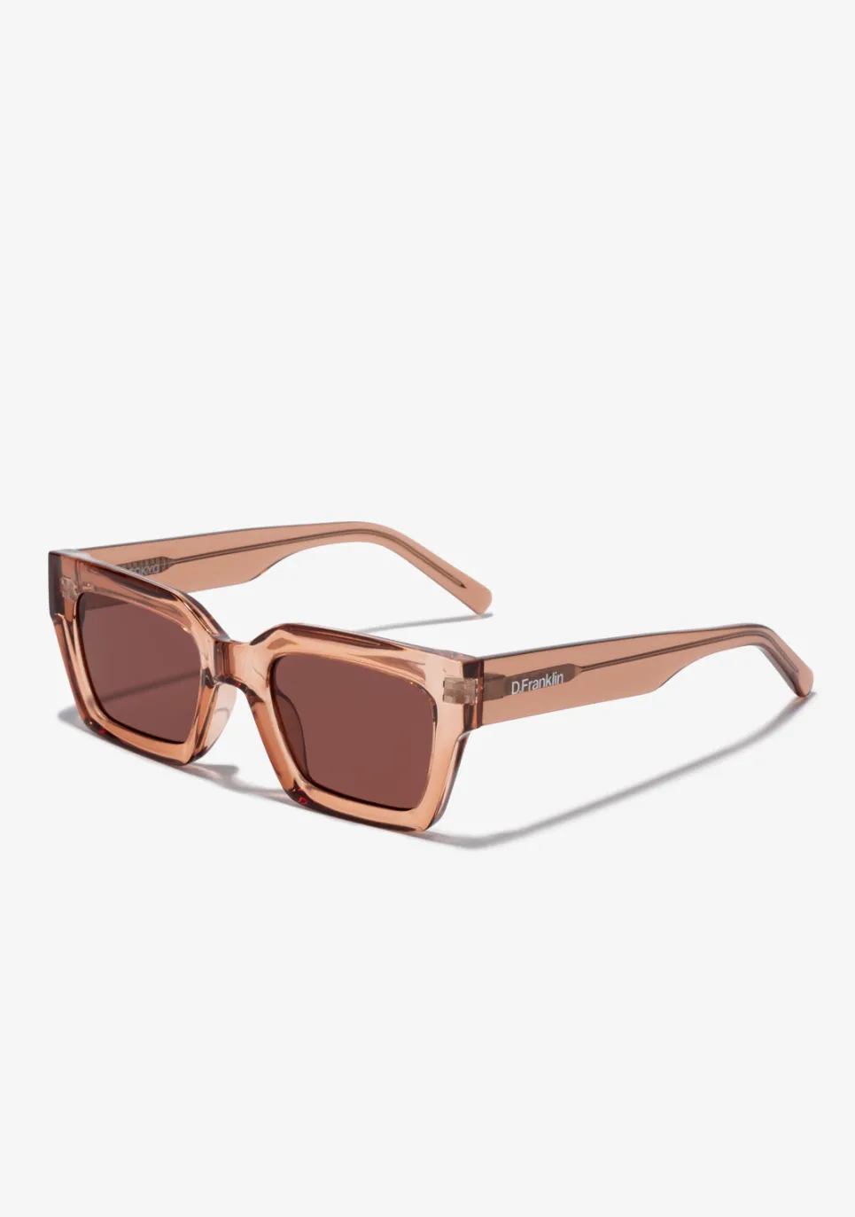 D.Franklin Tokyo Brown / Brown|Damen Eckige Sonnenbrillen|Eckige Sonnenbrillen