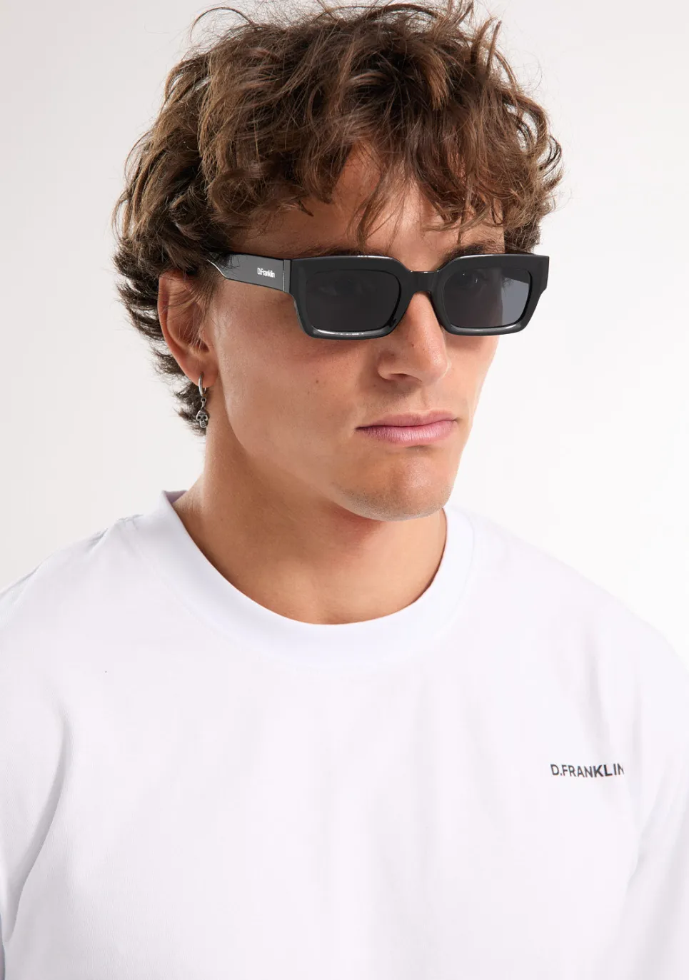D.Franklin Tokyo Low Black / Black|Damen Eckige Sonnenbrillen|Eckige Sonnenbrillen