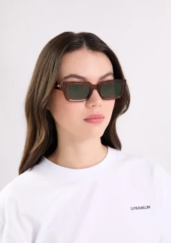 D.Franklin Tokyo Low Rust / G15|Damen Eckige Sonnenbrillen|Eckige Sonnenbrillen