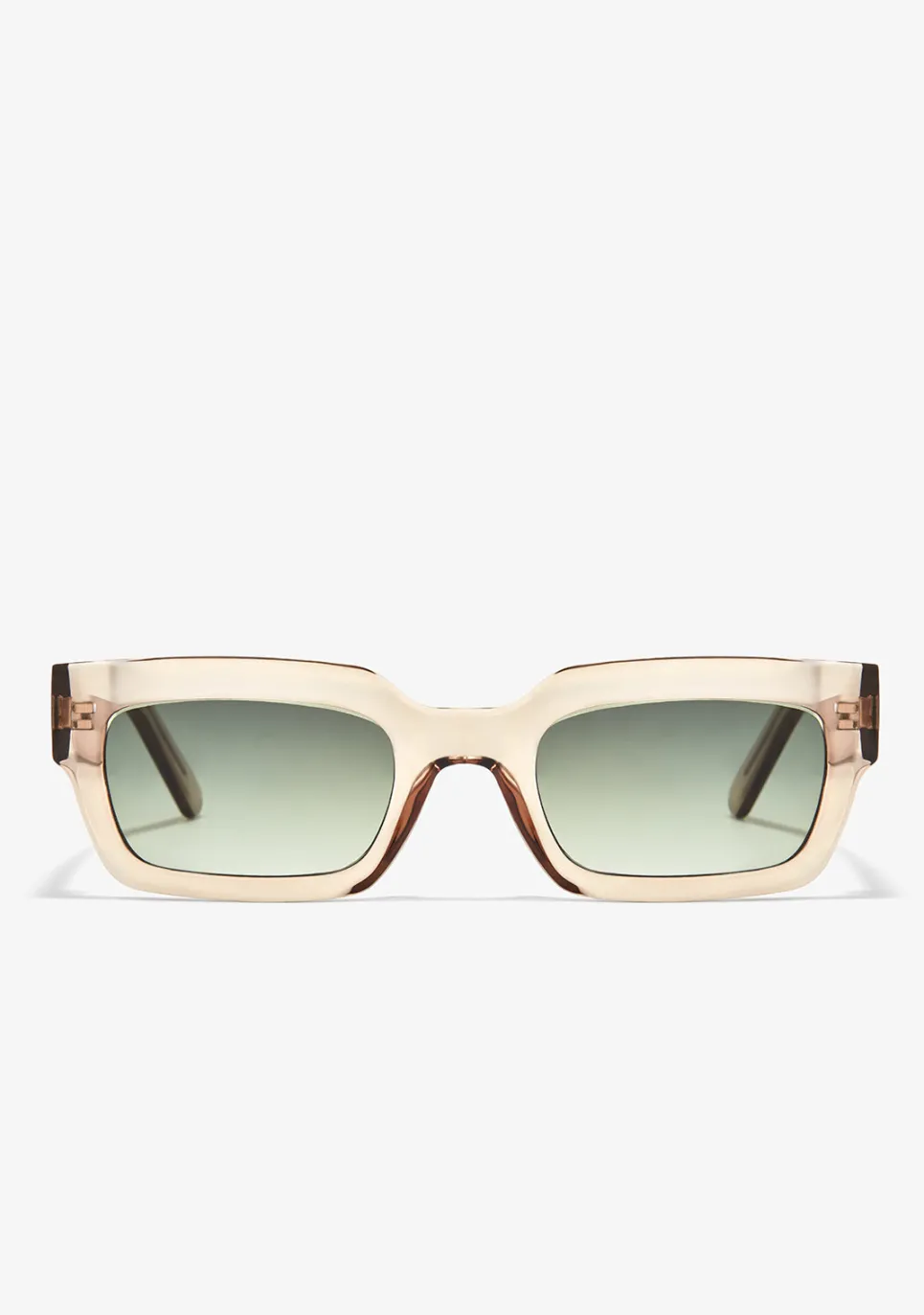 D.Franklin Tokyo Low Sand / Gradient Green|Damen Eckige Sonnenbrillen|Eckige Sonnenbrillen