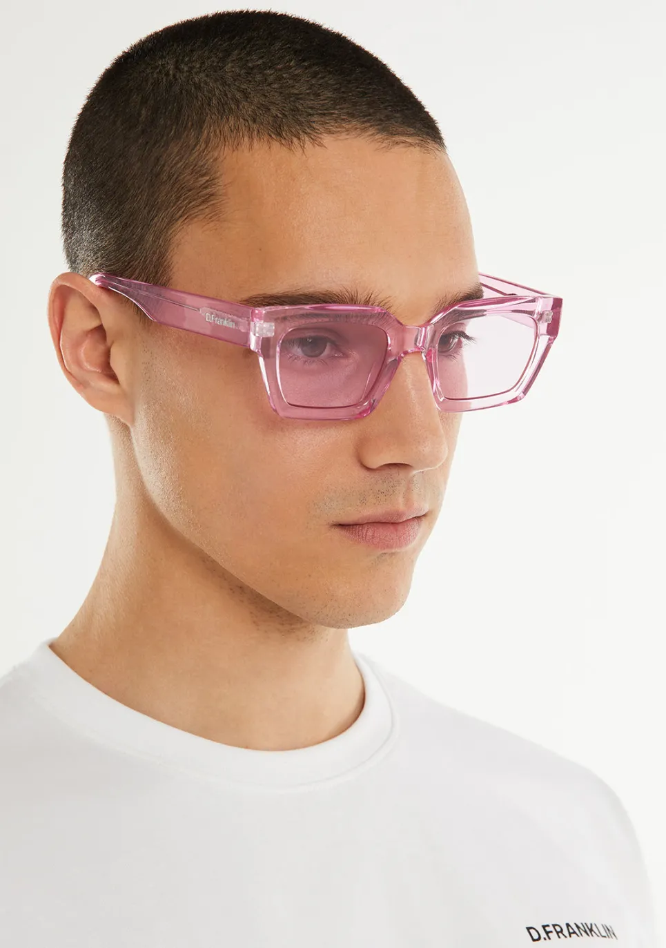 D.Franklin Tokyo Pink / Pink|Damen Eckige Sonnenbrillen|Eckige Sonnenbrillen