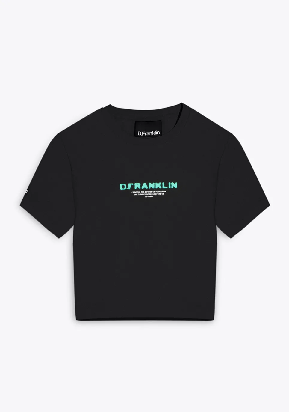 D.Franklin Tomorrow Cropped T-Shirt Black|Damen T-Shirts
