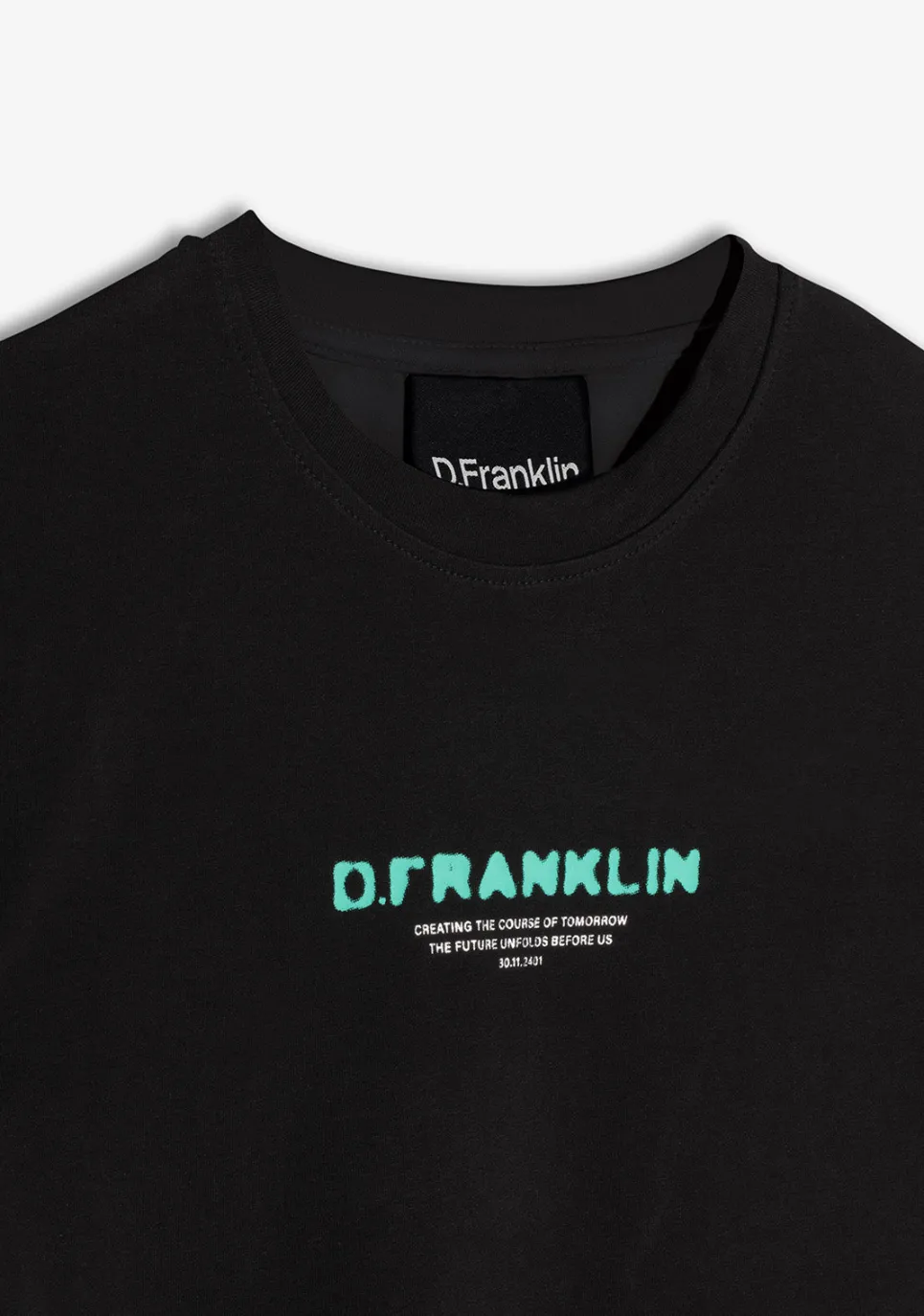 D.Franklin Tomorrow Cropped T-Shirt Black|Damen T-Shirts