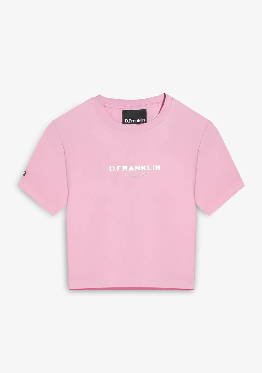 D.Franklin Tomorrow Cropped T-Shirt Pink|Damen T-Shirts