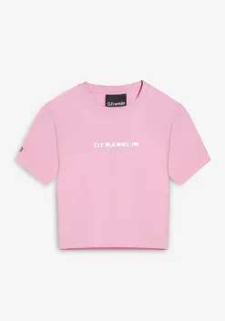 D.Franklin Tomorrow Cropped T-Shirt Pink|Damen T-Shirts