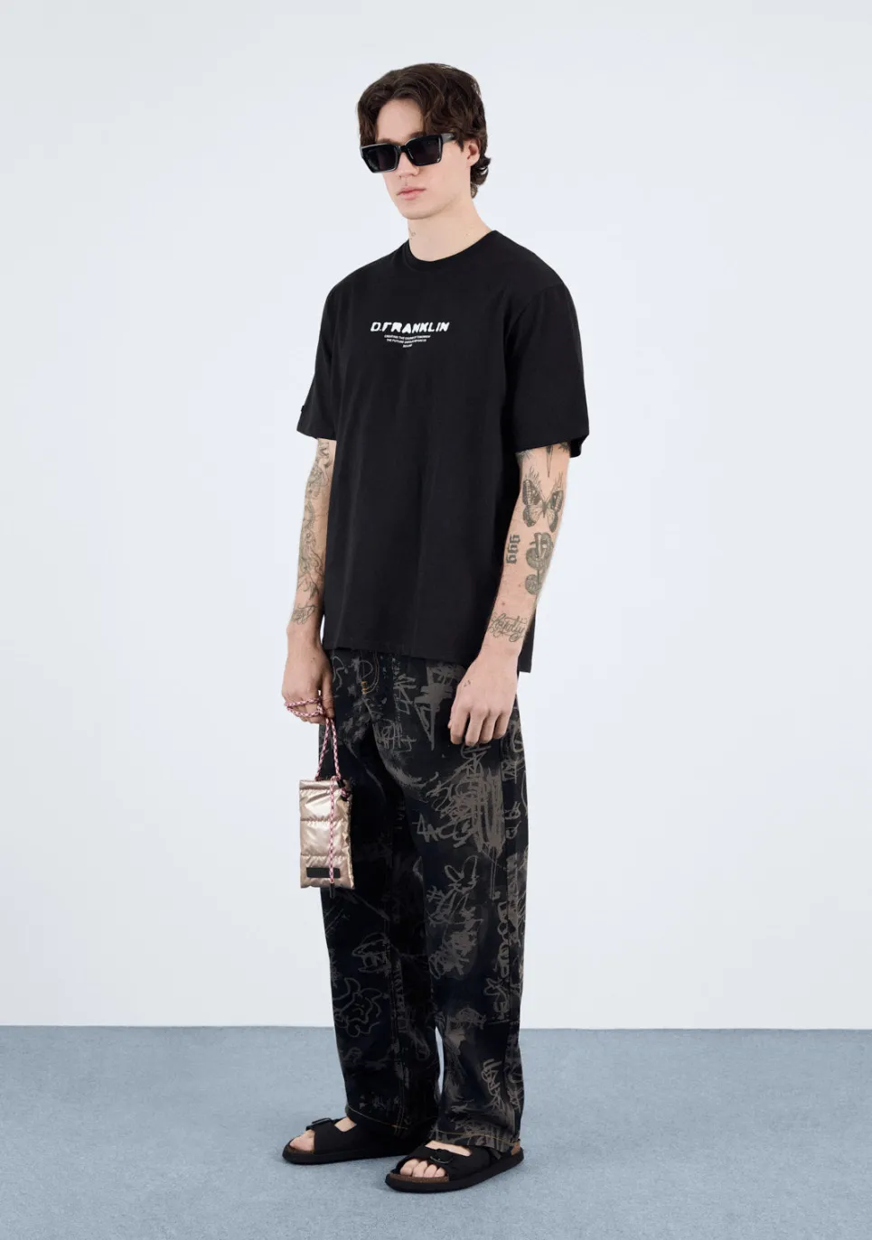 D.Franklin Tomorrow T-Shirt Black / White|Damen T-Shirts|T-Shirts