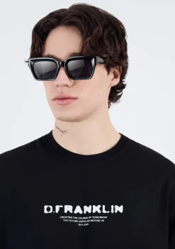 D.Franklin Tomorrow T-Shirt Black / White|Damen T-Shirts|T-Shirts