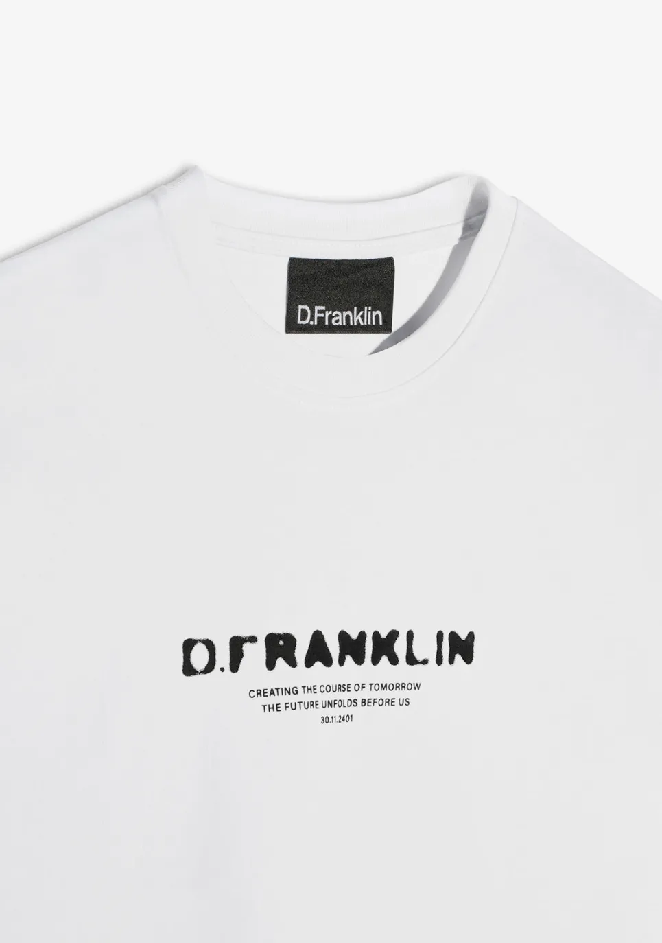 D.Franklin Tomorrow T-Shirt White / Black|Damen T-Shirts|T-Shirts