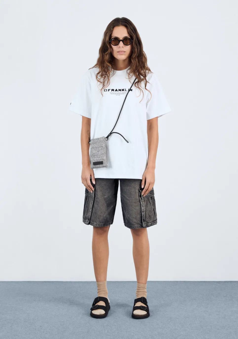 D.Franklin Tomorrow T-Shirt White / Black|Damen T-Shirts|T-Shirts