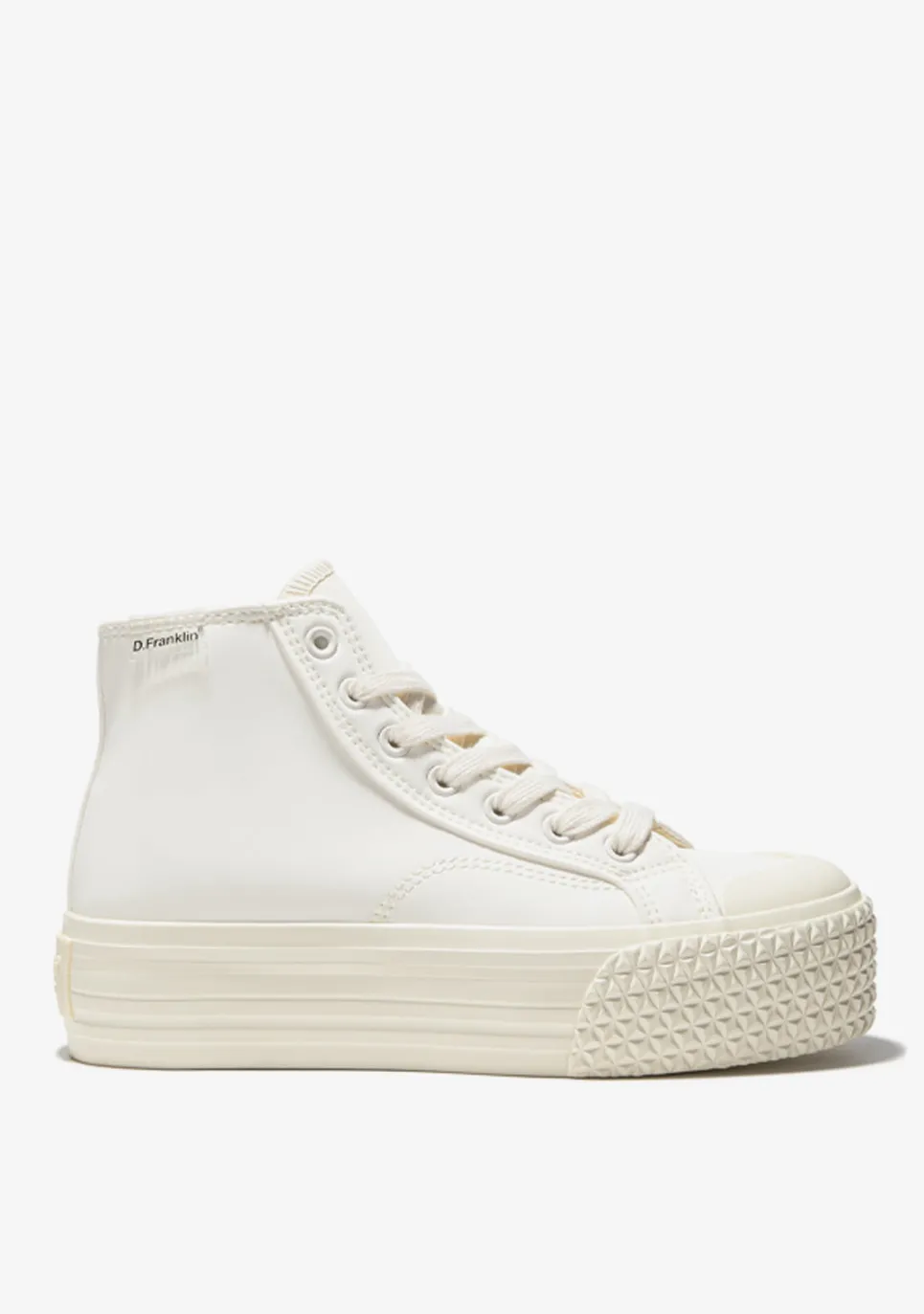 D.Franklin Triple Med Beige|Damen Plattform-Sneakers|Sneakers