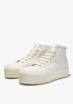 D.Franklin Triple Med Beige|Damen Plattform-Sneakers|Sneakers