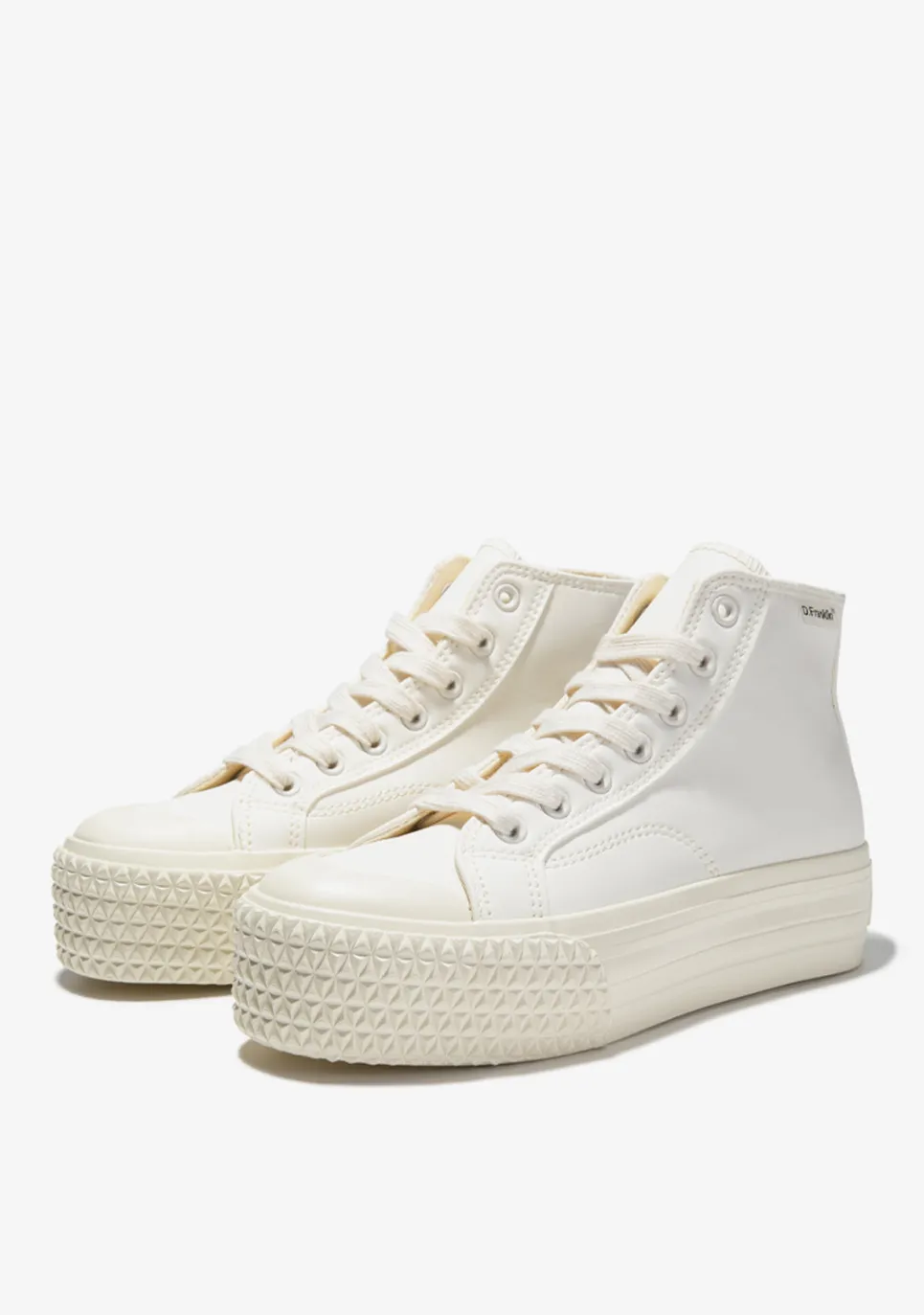 D.Franklin Triple Med Beige|Damen Plattform-Sneakers|Sneakers