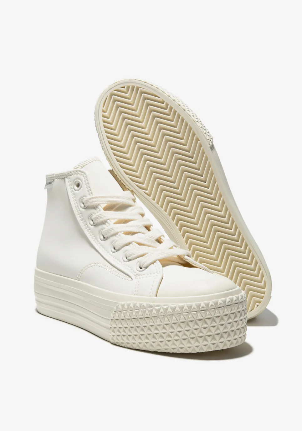D.Franklin Triple Med Beige|Damen Plattform-Sneakers|Sneakers
