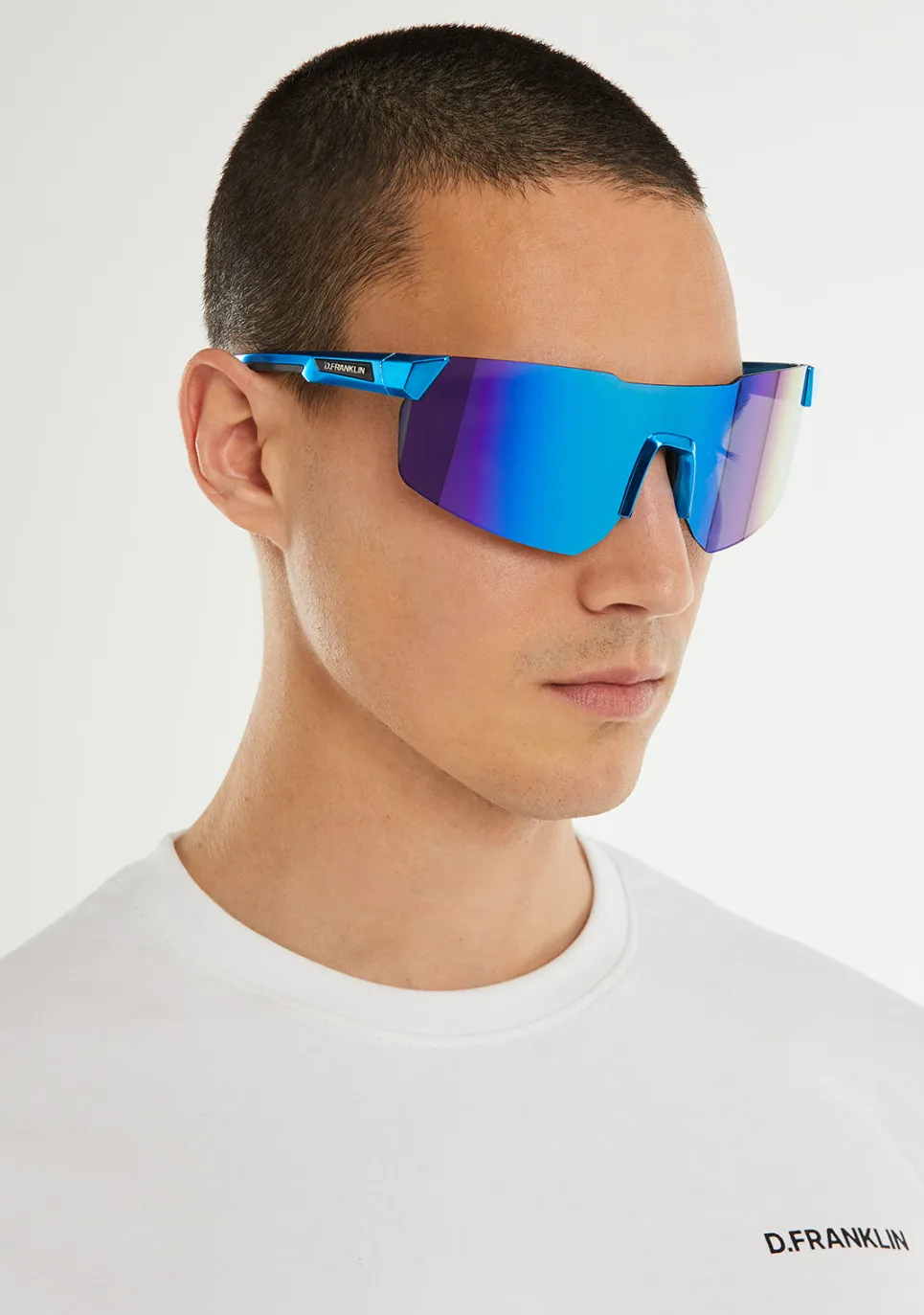 D.Franklin Tsunami Blue Chrome / Ice Blue Revo|Damen Sport-Sonnenbrillen|Sport-Sonnenbrillen