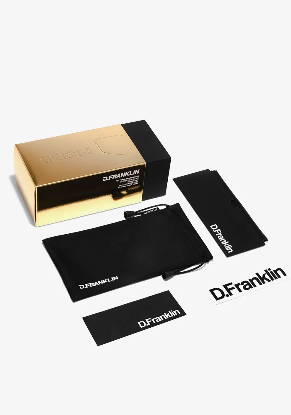D.Franklin Tsunami Gold Chrome / Gold Revo|Damen Sport-Sonnenbrillen|Sport-Sonnenbrillen