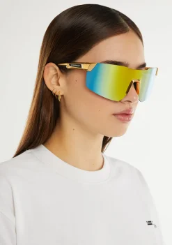 D.Franklin Tsunami Gold Chrome / Gold Revo|Damen Sport-Sonnenbrillen|Sport-Sonnenbrillen