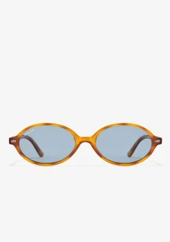 D.Franklin Ultra Light Ellipse Amber Tort / Blue|Damen Ovale Sonnenbrillen|Ovale Sonnenbrillen