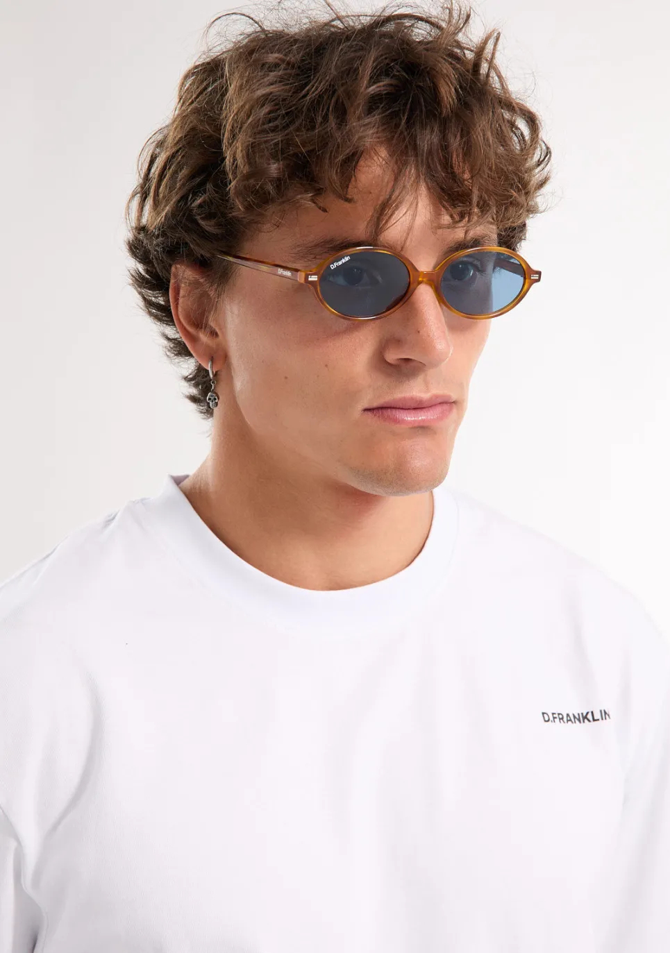 D.Franklin Ultra Light Ellipse Amber Tort / Blue|Damen Ovale Sonnenbrillen|Ovale Sonnenbrillen